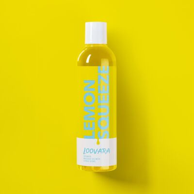LEMON SQUEEZE - Stimulating massage oil with citrus scent (250ml)