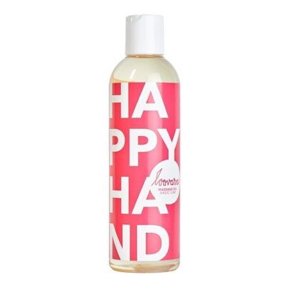 HAPPY HAND - Huile de massage neutre au parfum (250ml) / SPÉCIAL PRINTEMPS / CADEAU DE PÂQUES