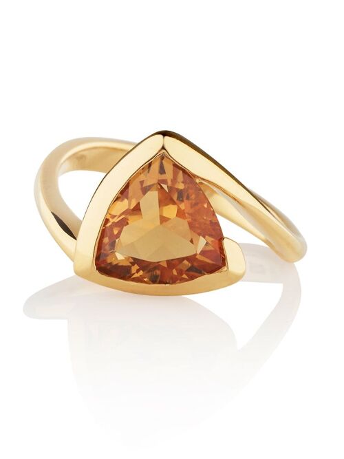 Amore Gold Ring With Citrine