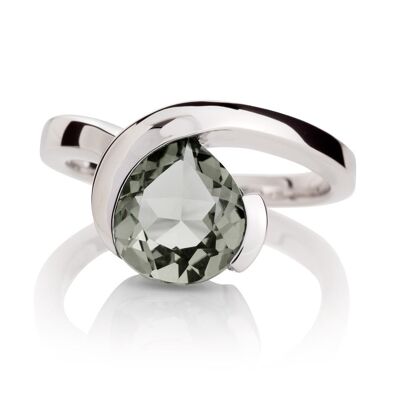Sensuale anello in Argento con Ametista Verde
