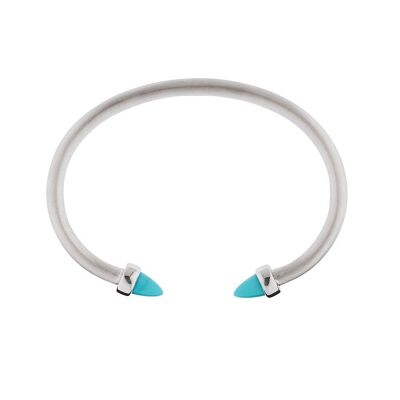 Freedom Silver Bracelet with Turquoise
