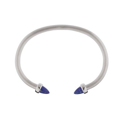 Freedom Silver Bracelet with Lapis Lazuli