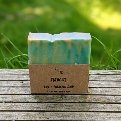 Lime + Patchouli Soap - Cold Process Soap with Shea + Mango Butter
