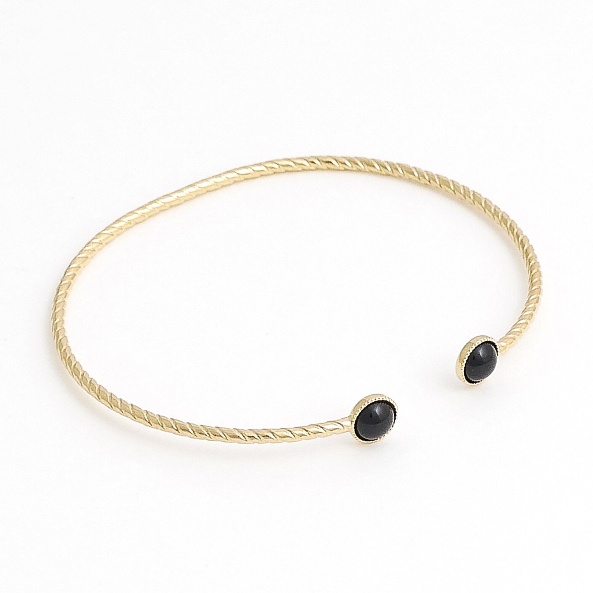 Bhakti black agate bangle