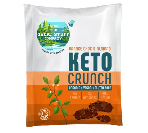 Keto Crunch - Orange Choc & Almond (20 Pack)