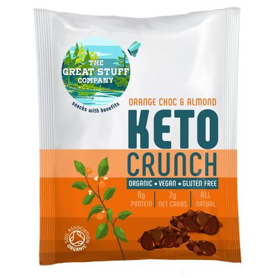 Keto Crunch - Orange Choc & Amande - paquet de 20