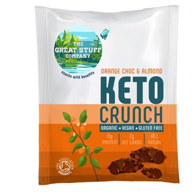 Keto Crunch - Orange Choc & Amande - paquet de 20