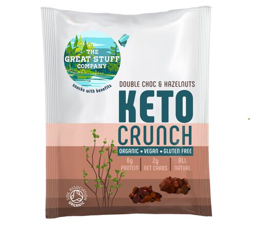 Keto Crunch - Double Choc & Hazel Nuts (20 Pack)