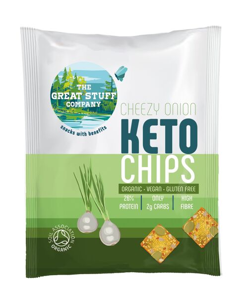 Keto Chips - Cheesy Onion (20 Pack)