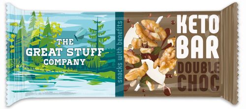 Baked Keto Bar - Walnut & Cocoa (12 x 40g)