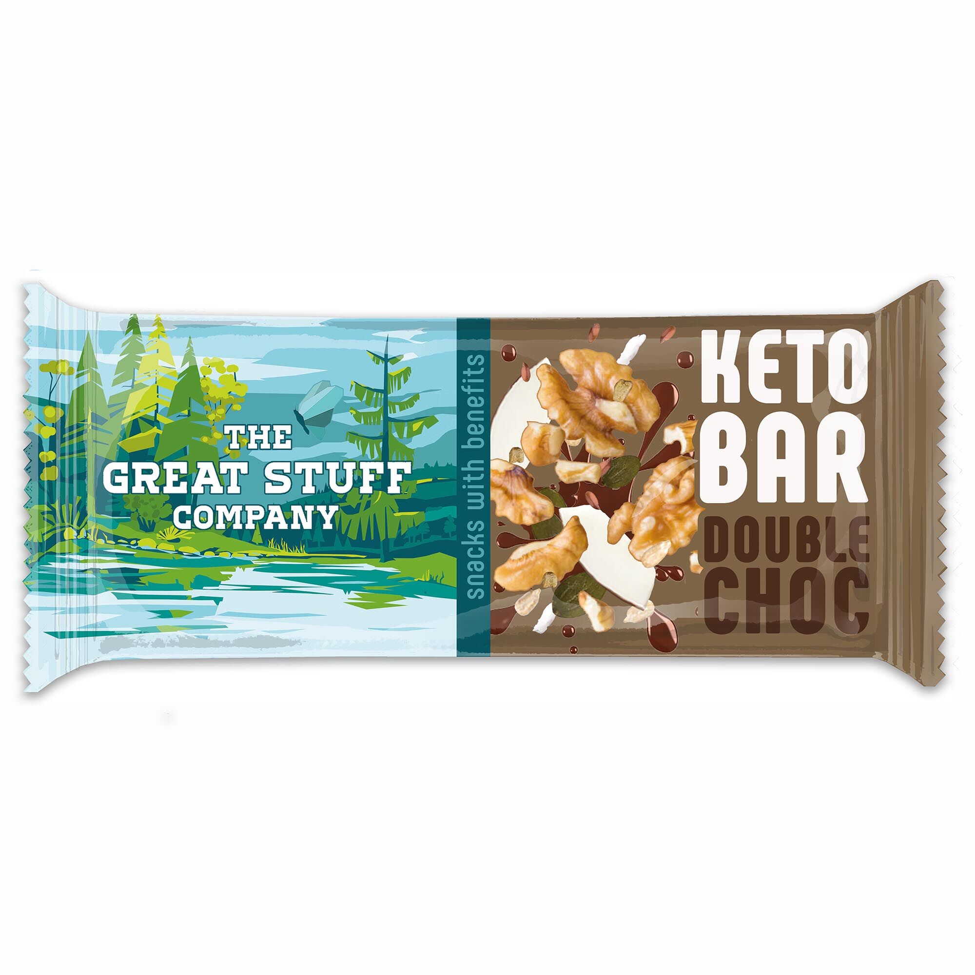 Baked Keto Bar - Walnut & Cocoa (12 x 40g)
