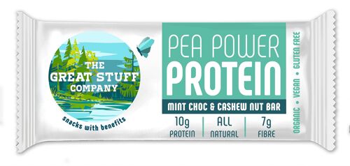 Pea Power Protein Bar - Mint Choc with Cashews (16 x 40g)