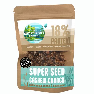 Super Seed Cashew Crunch - Canela de Ceilán, 10 bolsas de 40 g
