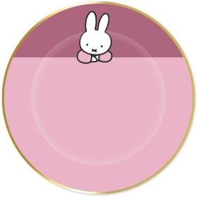 Assiettes Miffy Gold girl