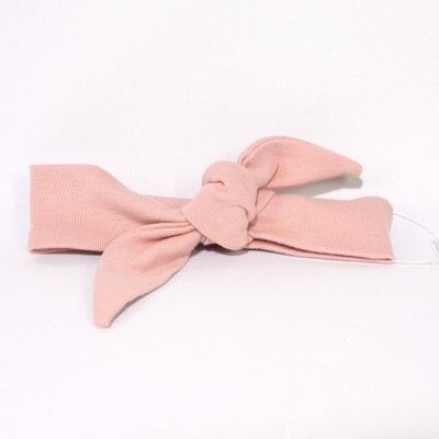 Baby hair band TIED salmon