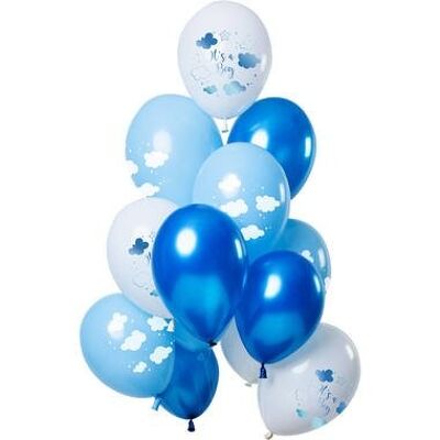 Ballon Nuages bleu