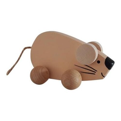 Wooden mouse apricot