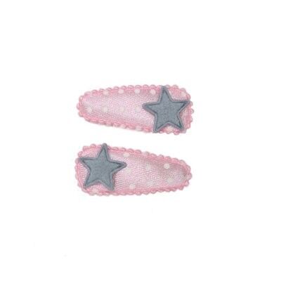 Baby hair clip DOT pink