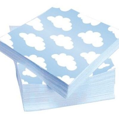 STAR/HEART Napkin blue