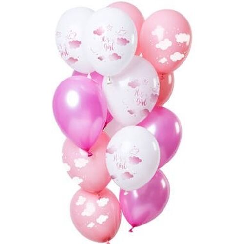 Ballon Clouds roze