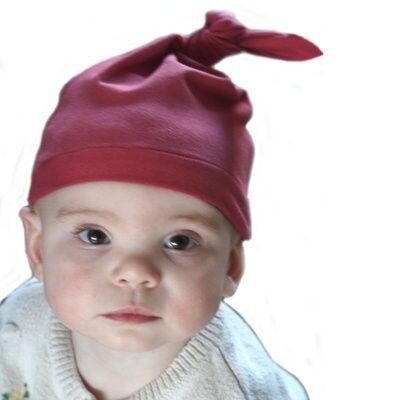 Cappello neonato neonato con nodo marmotta