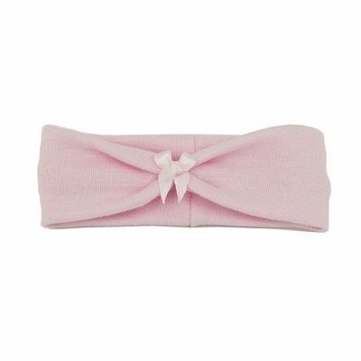 Baby hair band bow mini light pink