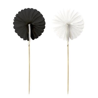 Médiators noir et blanc