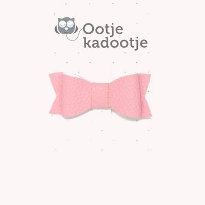 Pinza cocodrilo BOW rosa