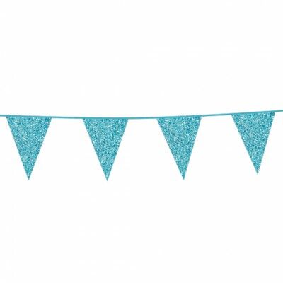 Bunting Glitter azzurro