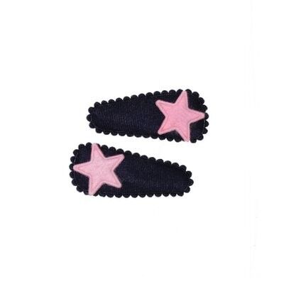 Baby hair clip UNI navy