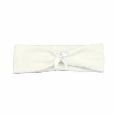 Babyhaarband BOW weiß