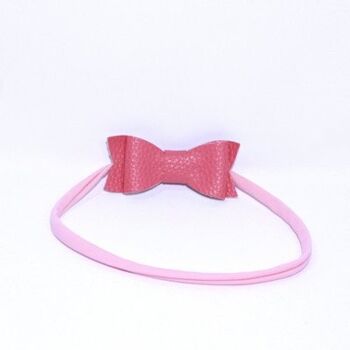 Bandeau bébé BOW Soft Elas corail 1