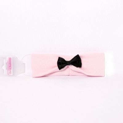 Bandeau bébé BOW rose