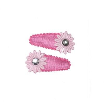 Baby hair clip FLOWER pink