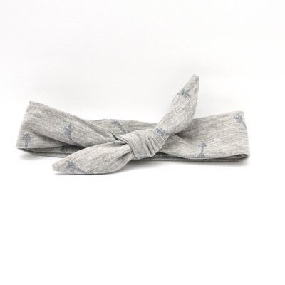 Hairband KNOTTED gray melange