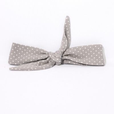 Baby hairband TIED taupe