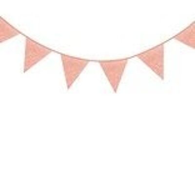 Bunting Glitter rosa baby