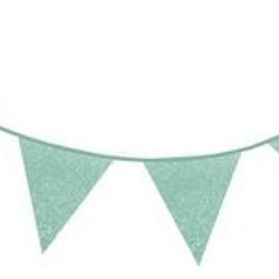 Wimpelkette Glitter baby mint