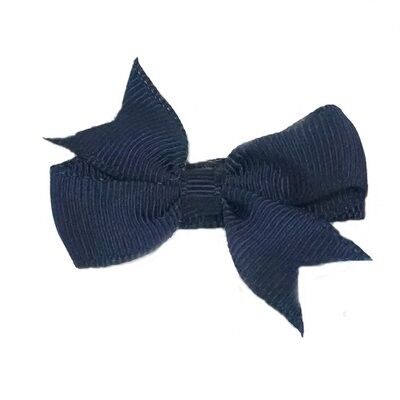 Alligator clip BOW navy