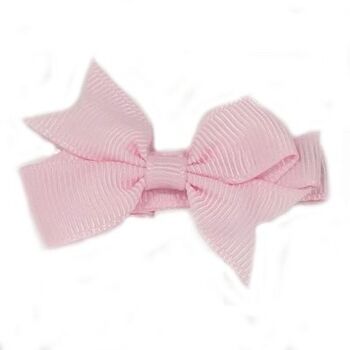 Pince crocodile BOW rose clair 1