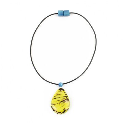 NIOBE anise/turquoise necklace