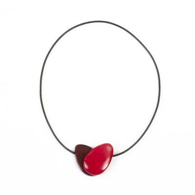 Red/poppy ELISE necklace