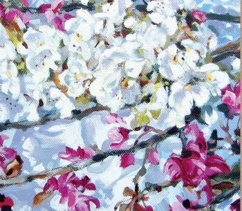 Fleurs de printemps - Carte de voeux, gamme « The Flower Gallery », Paper Shed Design, Art Card, Original Painting by Dan O'Brien, Blank inside 3