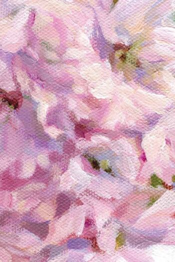 Fleur de cerisier - Carte de voeux, gamme « The Flower Gallery », Paper Shed Design, Art Card, Original Painting by Dan O'Brien, Blank inside 4