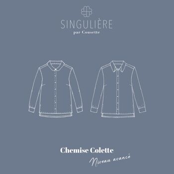 Patron couture - Chemise Colette 2