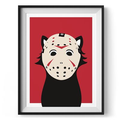 Jason Cat Wall Art Print