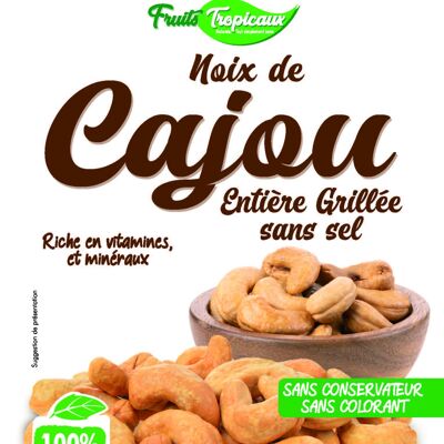 Roasted cashew nuts without salt (100g)
