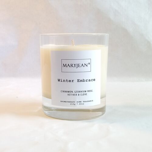Natural Home Seasons Winter Fragrance Hand Poured Large Luxury Soy Candle