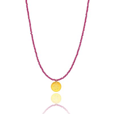 Collier New Year Me’ Lucky Charm 2022 Rubis Agate