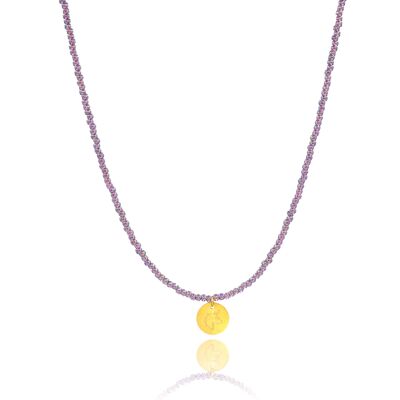 Lavender ‘Unicorn’ Charm Necklace